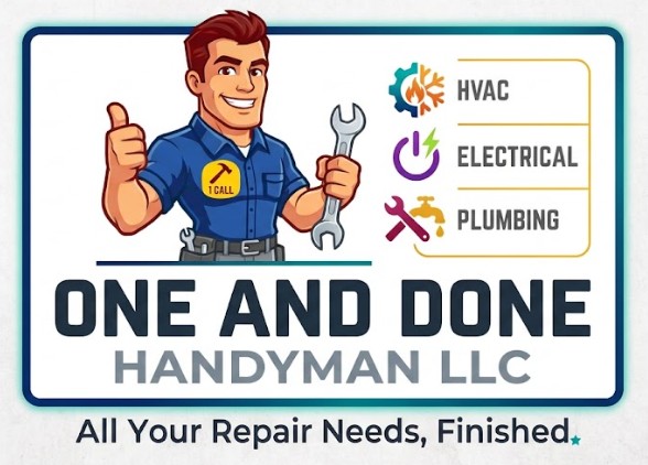 One and Done Handyman LLC — HVAC, Electrical, Plumbing